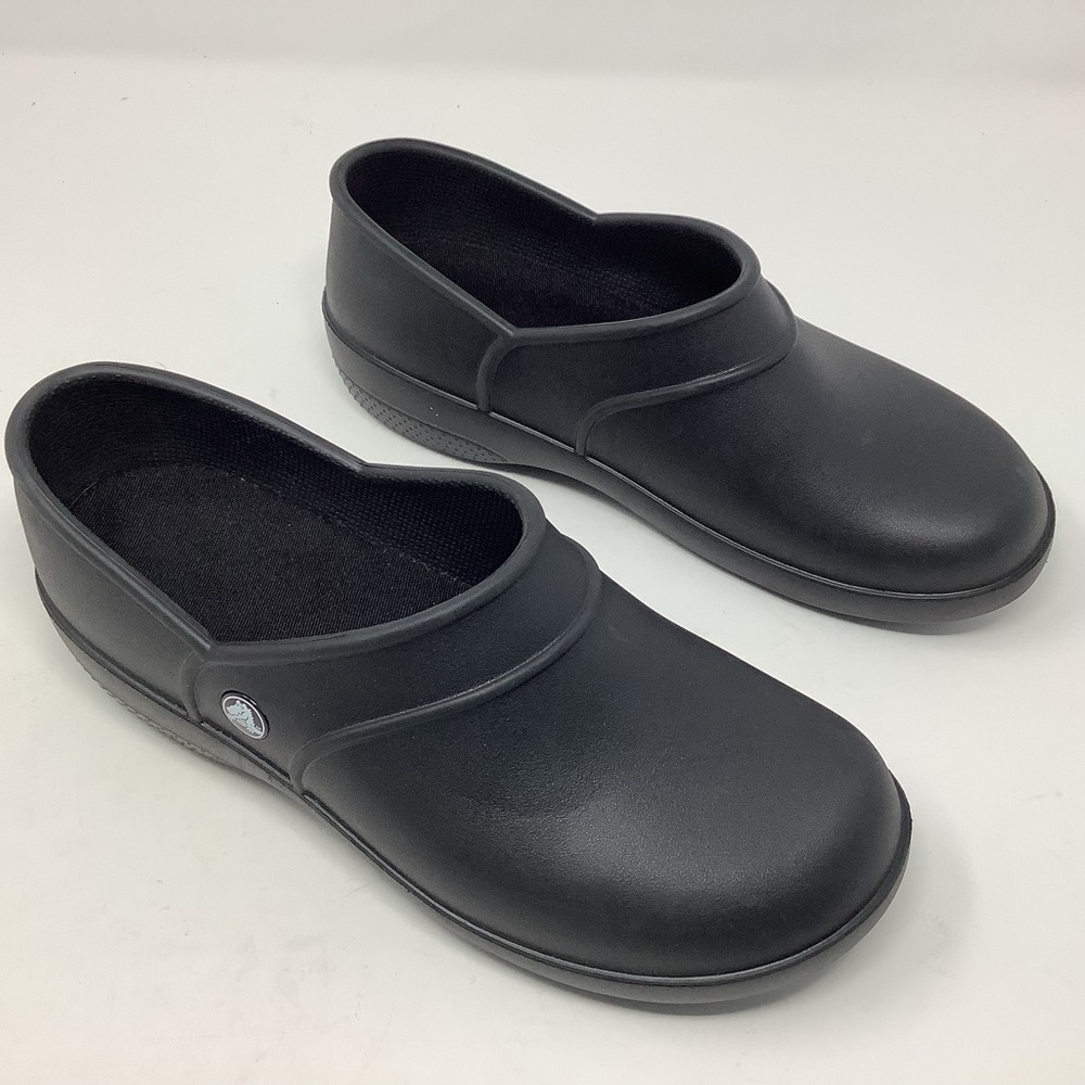 Crocs Black Neria Slip-Resistant Clog